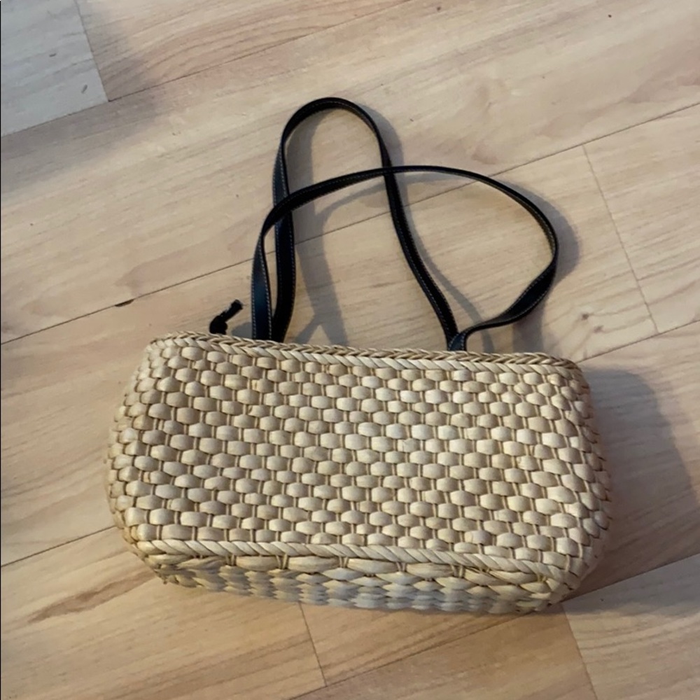 Straw Bag With Drawstring Lining - image 6